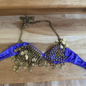Handmade bellydance bra